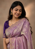 Fendy Sattin Sequence Work Saree
